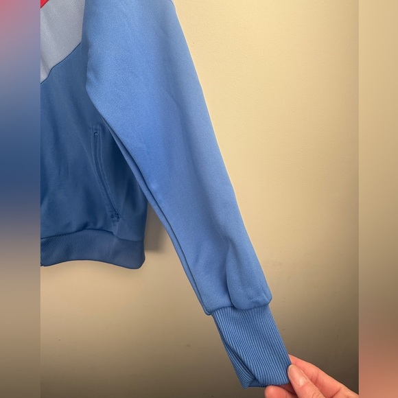 Vintage Blue Tag Nike Red White Blue Track Jacket Unisex Retro Rare 1980’s Large - Picture 4 of 14